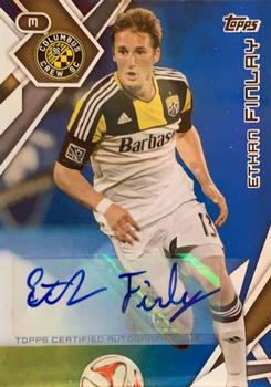 2015 Topps MLS - Autographs Blue #85 Ethan Finlay Front