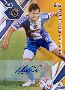2015 Topps MLS - Autographs Gold #69 Cristian Maidana Front