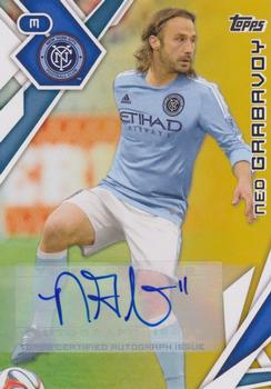 2015 Topps MLS - Autographs Gold #123 Ned Grabavoy Front
