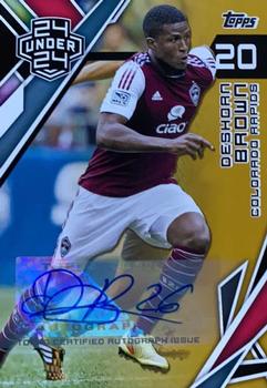 2015 Topps MLS - Autographs Gold #173 Deshorn Brown Front