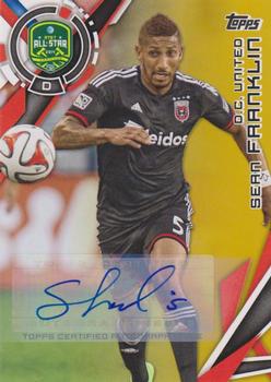 2015 Topps MLS - Autographs Gold #184 Sean Franklin Front
