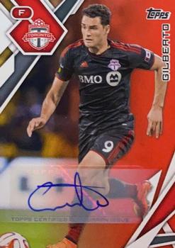 2015 Topps MLS - Autographs Red #77 Gilberto Front