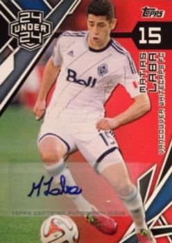2015 Topps MLS - Autographs Red #168 Matias Laba Front