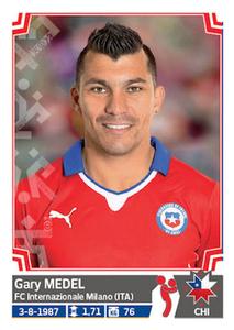 2015 Panini Copa América Chile #28 Gary Medel Front