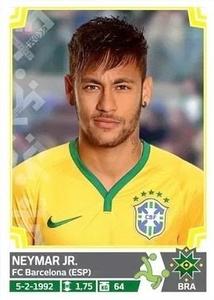 2015 Panini Copa América Chile #224 Neymar Jr. Front