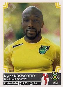 2015 Panini Copa América Chile #190 Nyron Nosworthy Front