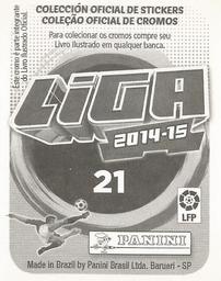 2014-15 Panini Liga BBVA España #21 Aritz Aduriz Back