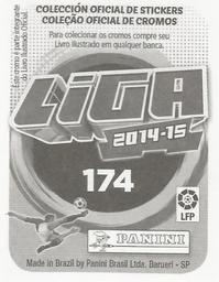 2014-15 Panini Liga BBVA España #174 Javier Aquino Back