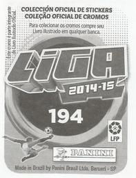 2014-15 Panini Liga BBVA España #194 Sami Khedira Back