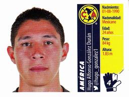 2015 Panini Liga BBVA Bancomer Apertura Stickers #4 Hugo Alfonso González Durán Front