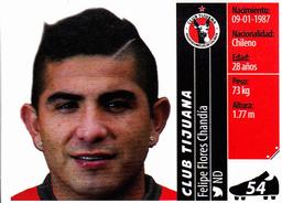 2015 Panini Liga BBVA Bancomer Apertura Stickers #54 Felipe Flores Chandía Front