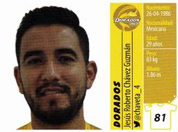 2015 Panini Liga BBVA Bancomer Apertura Stickers #81 Jesús Roberto Chávez Guzmán Front