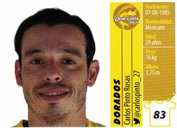 2015 Panini Liga BBVA Bancomer Apertura Stickers #83 Carlos Pinto Rosas Front