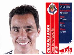 2015 Panini Liga BBVA Bancomer Apertura Stickers #125 Omar Bravo Tordecillas Front