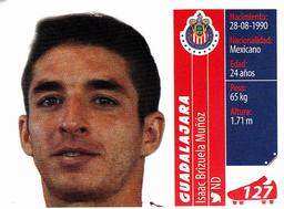 2015 Panini Liga BBVA Bancomer Apertura Stickers #127 Isaac Brizuela Muñoz Front