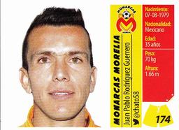 2015 Panini Liga BBVA Bancomer Apertura Stickers #174 Juan Pablo Rodríguez Guerrero Front