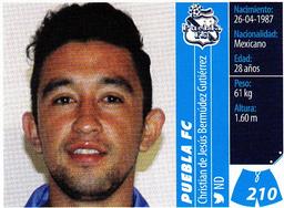 2015 Panini Liga BBVA Bancomer Apertura Stickers #210 Christian de Jesús Bermúdez Gutiérrez Front