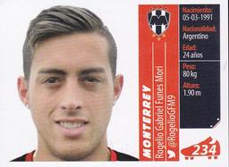 2015 Panini Liga BBVA Bancomer Apertura Stickers #234 Rogelio Gabriel Funes Mori Front