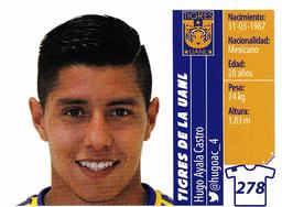 2015 Panini Liga BBVA Bancomer Apertura Stickers #278 Hugo Ayala Castro Front