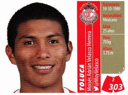 2015 Panini Liga BBVA Bancomer Apertura Stickers #303 Moisés Adrián Velasco Herrera Front