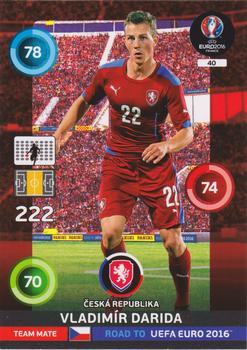 2015 Panini Adrenalyn XL Road to Euro 2016 - Denmark Variation Cards #40 Vladimir Darida Front