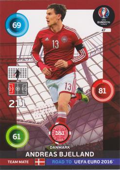 2015 Panini Adrenalyn XL Road to Euro 2016 - Denmark Variation Cards #47 Andreas Bjelland Front