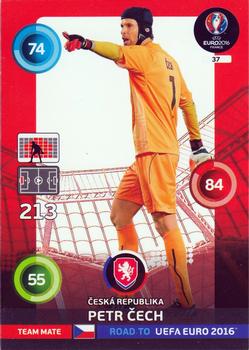 2015 Panini Adrenalyn XL Road to Euro 2016 - Denmark Variation Cards #37 Petr Cech Front