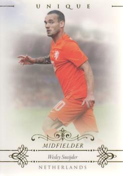 2015 Futera Unique World Football #057 Wesley Sneijder Front