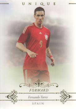 2015 Futera Unique World Football #089 Fernando Torres Front