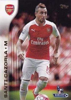 2015 Topps Premier Gold #12 Santi Cazorla Front