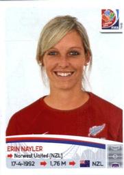 2015 Panini Women's World Cup Stickers #63 Erin Nayler Front