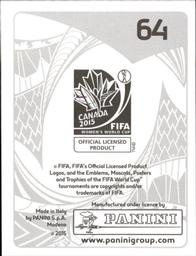2015 Panini Women's World Cup Stickers #64 Rebecca Rolls Back
