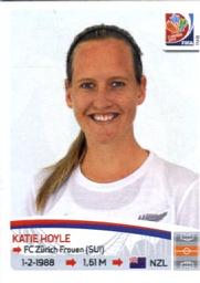 2015 Panini Women's World Cup Stickers #73 Katie Hoyle Front