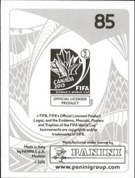 2015 Panini Women's World Cup Stickers #85 Petra Hogewoning Back