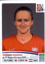 2015 Panini Women's World Cup Stickers #97 Vivianne Miedema Front