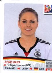2015 Panini Women's World Cup Stickers #105 Leonie Maier Front