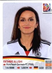 2015 Panini Women's World Cup Stickers #107 Fatmire Alushi Front