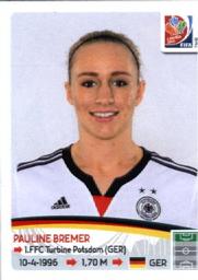 2015 Panini Women's World Cup Stickers #115 Pauline Bremer Front