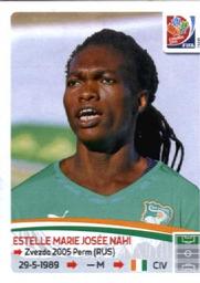2015 Panini Women's World Cup Stickers #134 Estelle Marie Josee Nahi Front