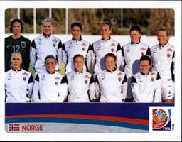 2015 Panini Women's World Cup Stickers #138 Team Front