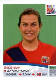 2015 Panini Women's World Cup Stickers #152 Emilie Haavi Front