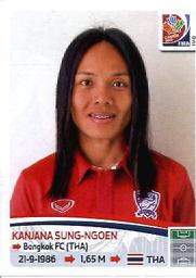 2015 Panini Women's World Cup Stickers #174 Kanjana Sung-Ngoen Front