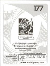 2015 Panini Women's World Cup Stickers #177 Ayumi Kaihori Back