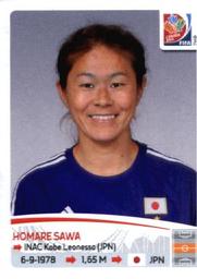 2015 Panini Women's World Cup Stickers #189 Homare Sawa Front