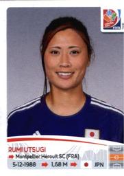2015 Panini Women's World Cup Stickers #190 Rumi Utsugi Front