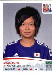 2015 Panini Women's World Cup Stickers #192 Rika Masuya Front