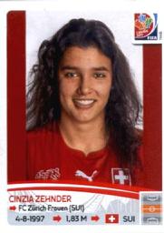 2015 Panini Women's World Cup Stickers #207 Cinzia Zehnder Front