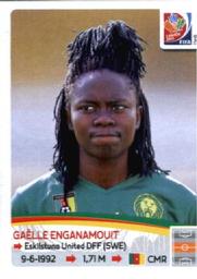 2015 Panini Women's World Cup Stickers #225 Gaëlle Enganamouit Front
