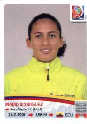 2015 Panini Women's World Cup Stickers #238 Ingrid Rodriguez Front