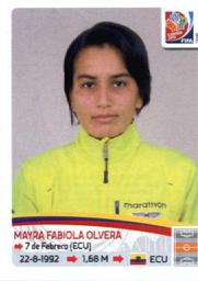 2015 Panini Women's World Cup Stickers #242 Mayra Fabiola Olvera Front
